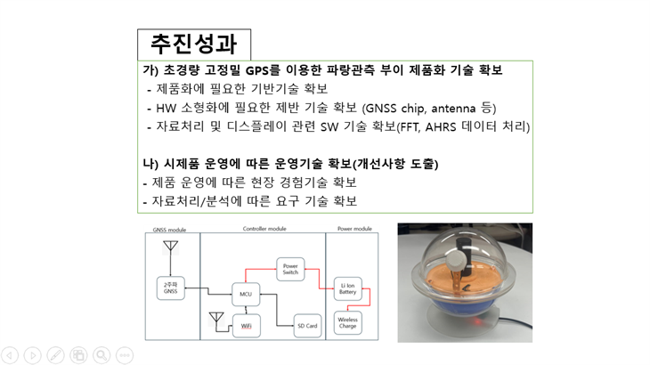 초경량 고정밀 GPS를 이용한 파랑 관측 부이 개발